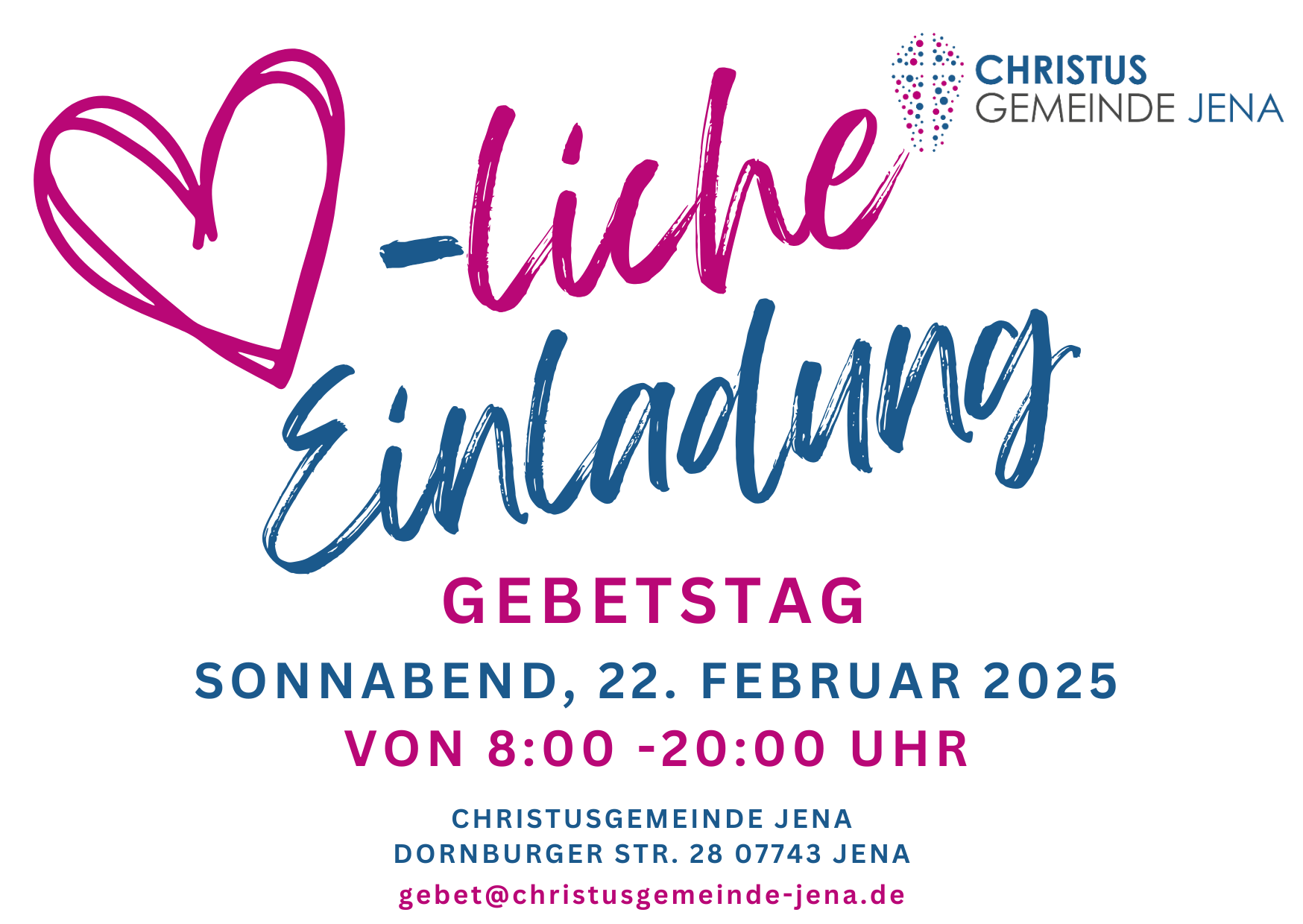 Gebetstag 22.02.2025